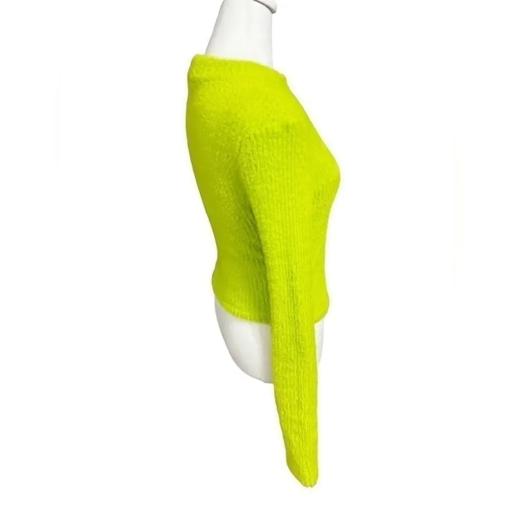 Anthropologie Mock-Neck Fuzzy
Sweater small neon lime - Picture 6 of 14